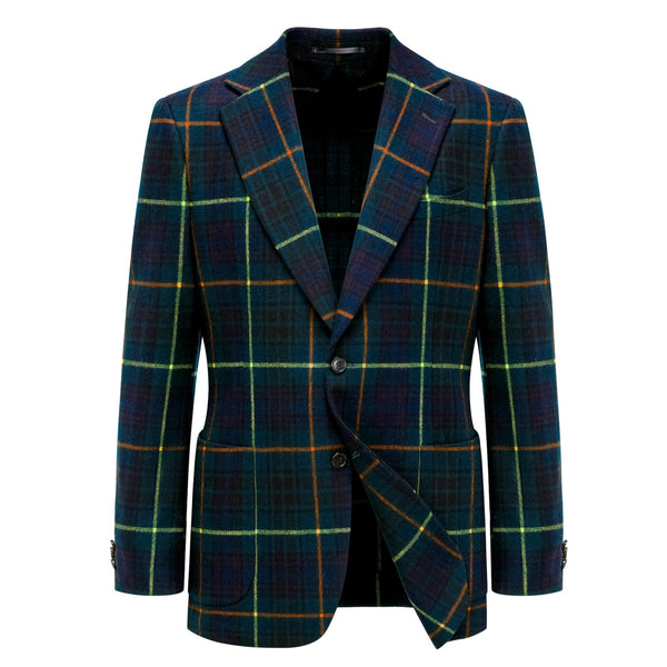 TARTAN BLAZER by A.MOON