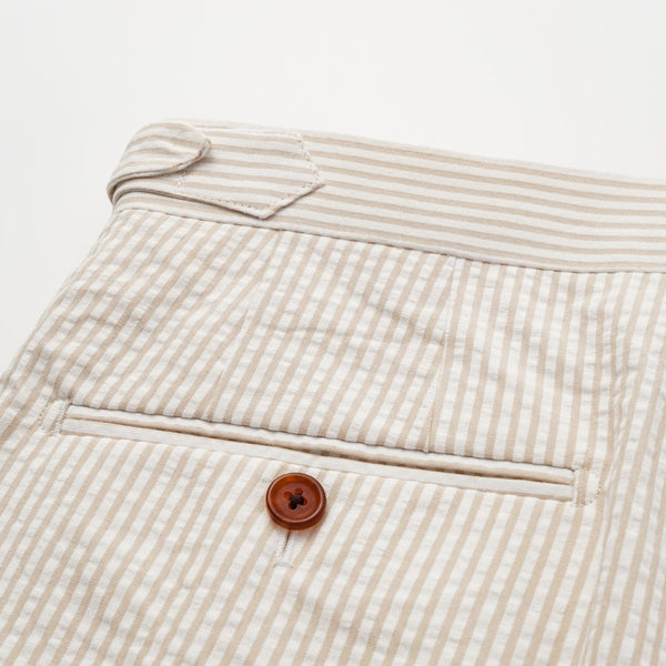 SEERSUCKER COTTON TROUSERS by H.F.W.